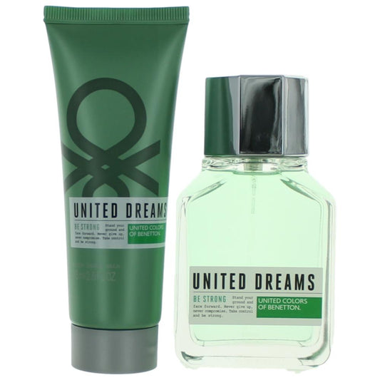 United Dreams Be Strong by Benetton, 2 Piece Gift Set for Men