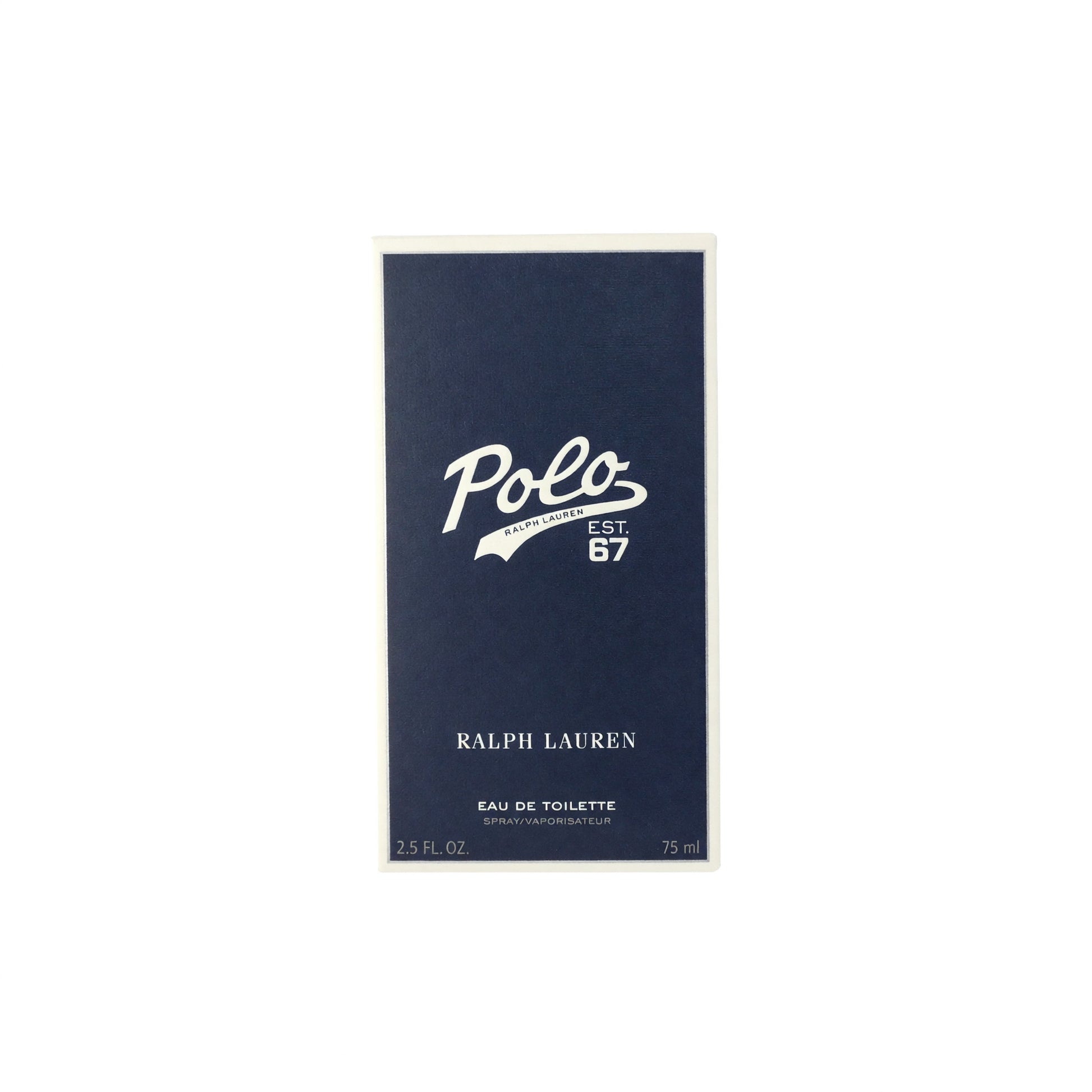 Polo EST 67 by Ralph Lauren, 2.5 oz EDT Refillable Spray for Men