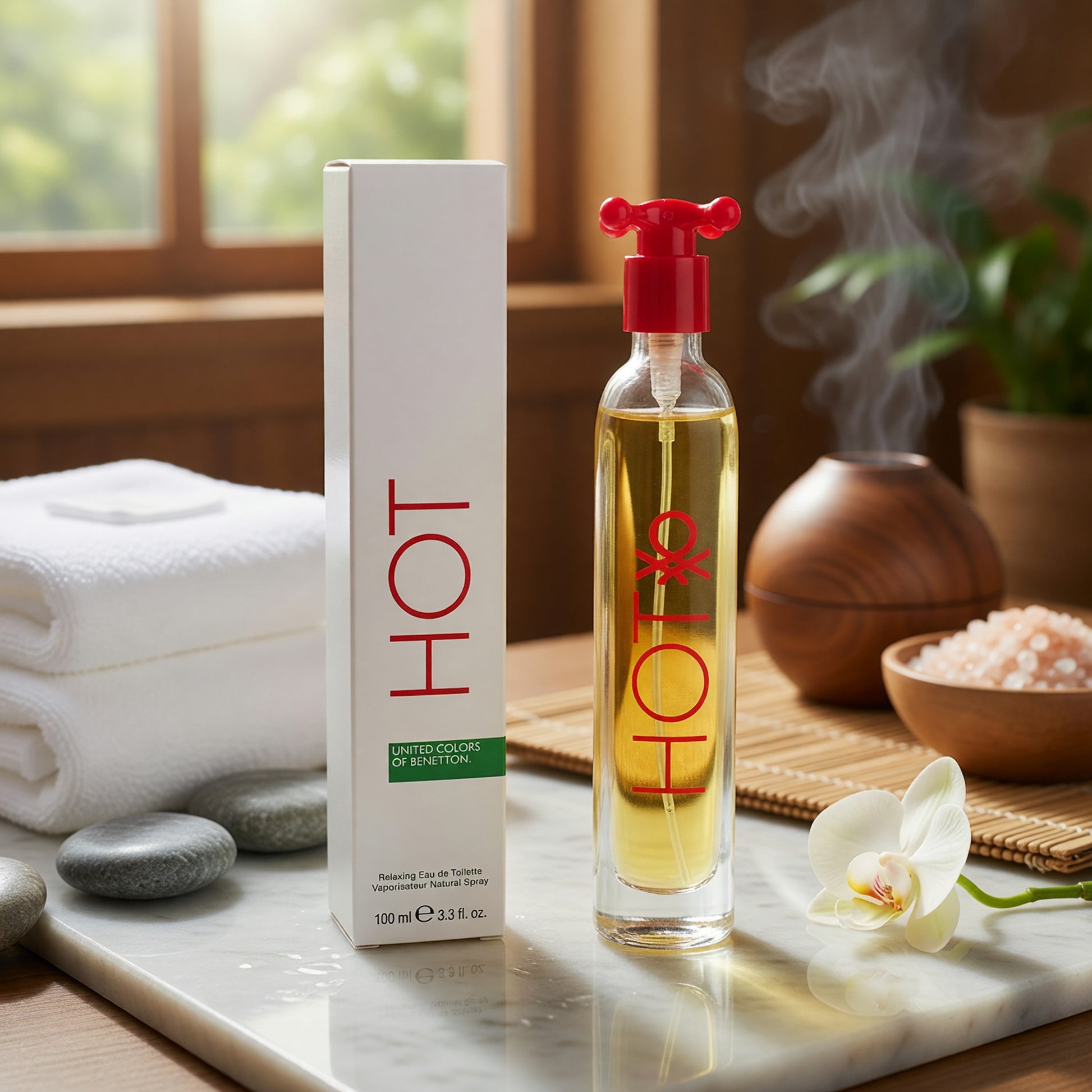 Hot by Benetton, 3.3 oz EDT Spray for Unisex