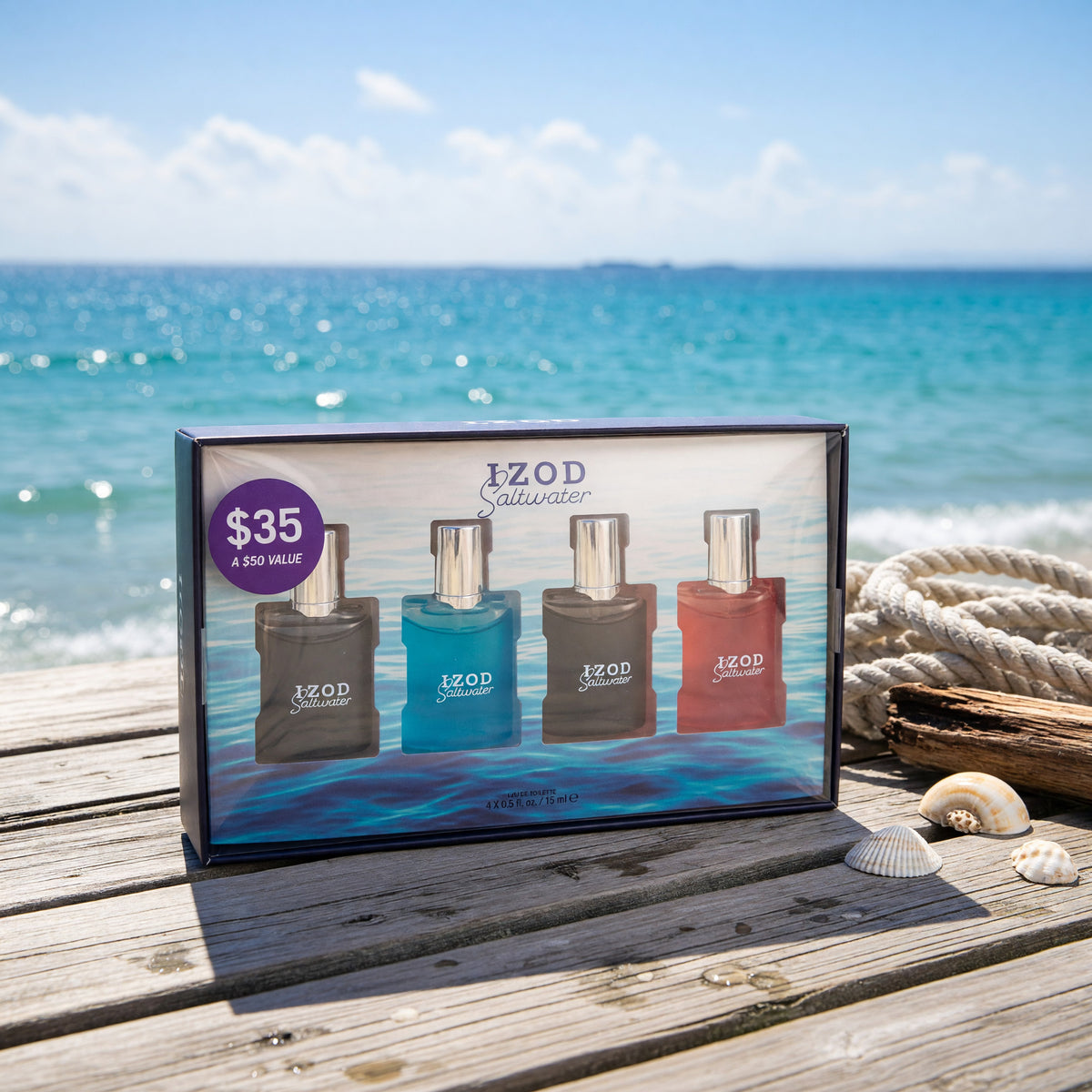 Izod Saltwater by Izod, 4 Piece Set for Men