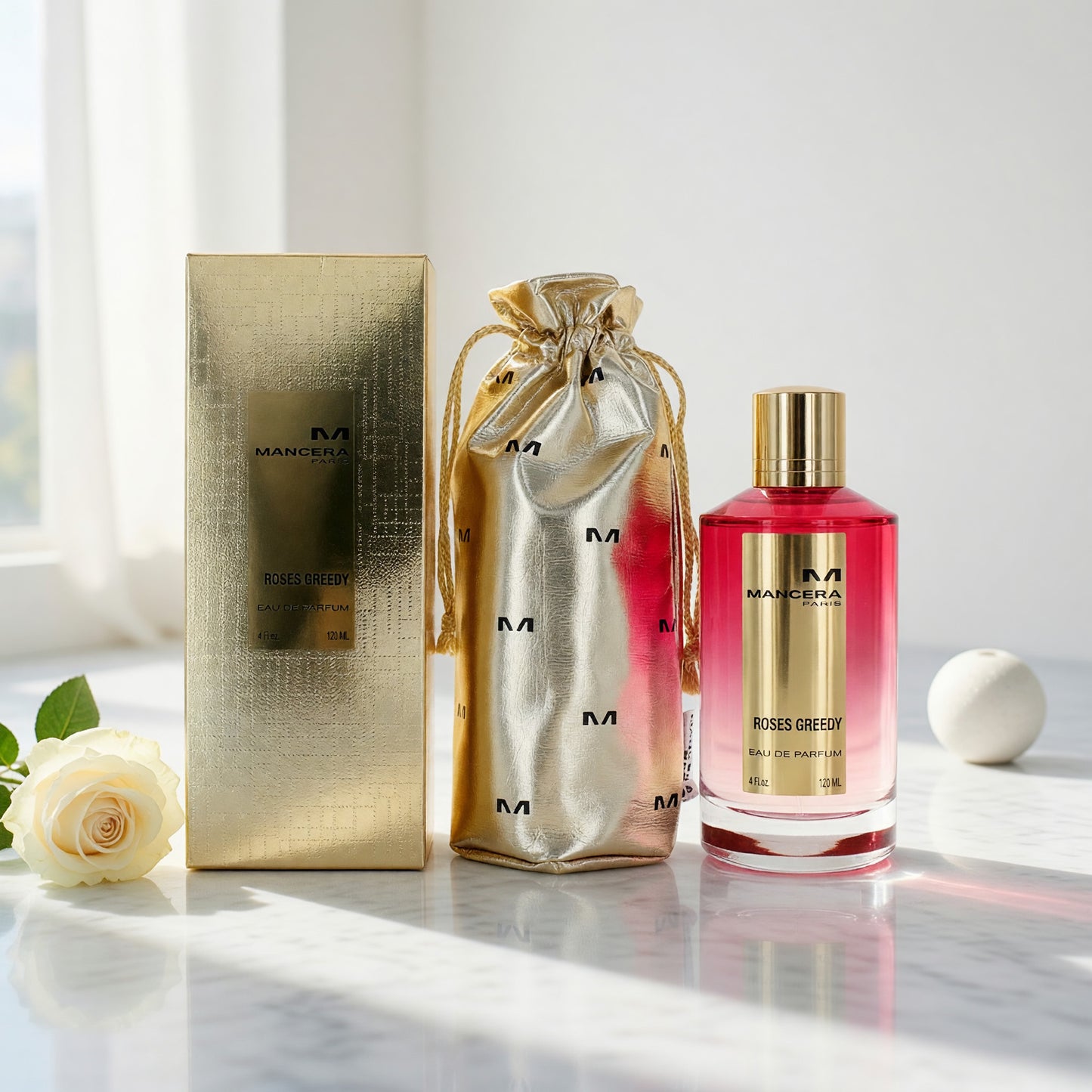 Mancera Roses Greedy by Mancera, 4 oz EDP Spray for Women