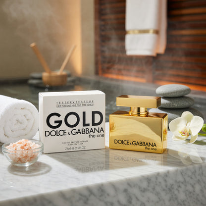 The One Gold by Dolce & Gabanna, 2.5 oz EDP Intense Spray TESTER