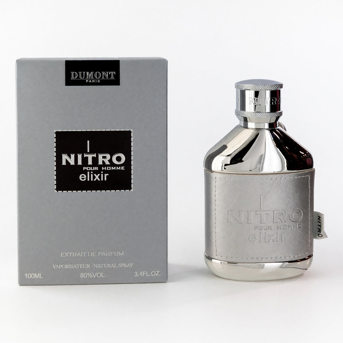Nitro Elixir by Dumont, 3.4 oz Extrait De Parfum Spray for Men