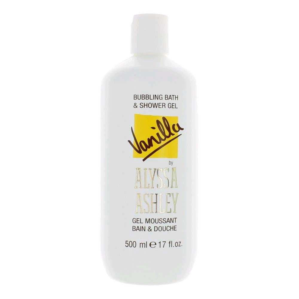 Vanilla by Alyssa Ashley, 17 oz Bubbling Bath & Shower Gel for Women