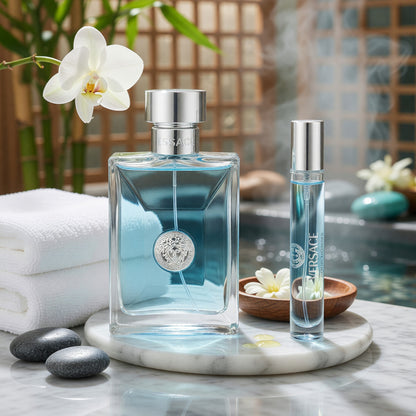 Versace Pour Homme by Versace, 3 Piece Set for Men