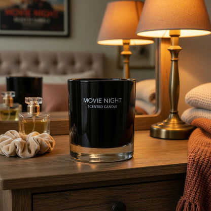 Movie Night by Fragrance One, 10.5 oz Scented Candle for Unisex.