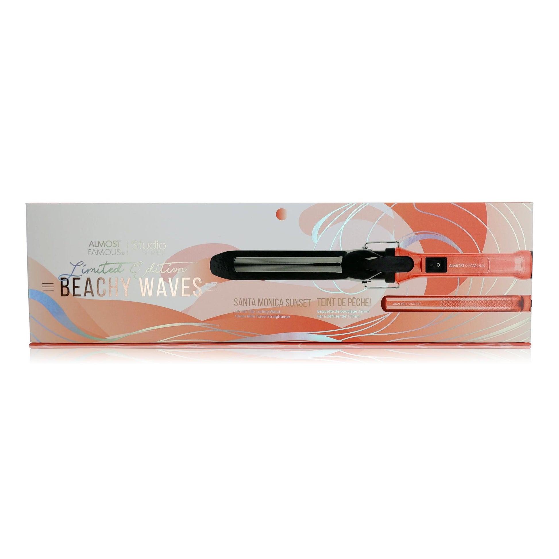 Beach Wave Babe 2-Piece Set With Curling Wand & Mini To-Go - Santa Monica Sunset