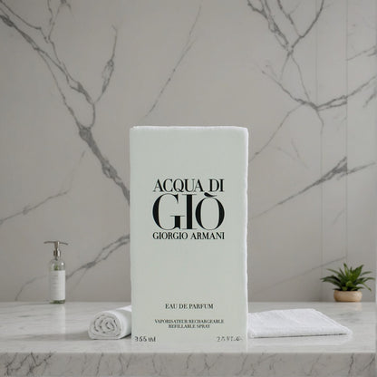 Acqua Di Gio by Giorgio Armani, 2.5 oz EDP Spray Refillable for Men