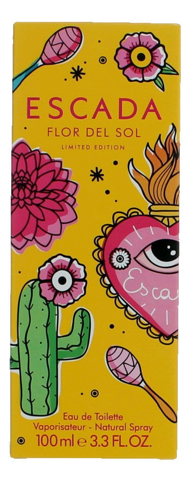 Flor Del Sol by Escada, 3.3 oz EDT Spray for Women