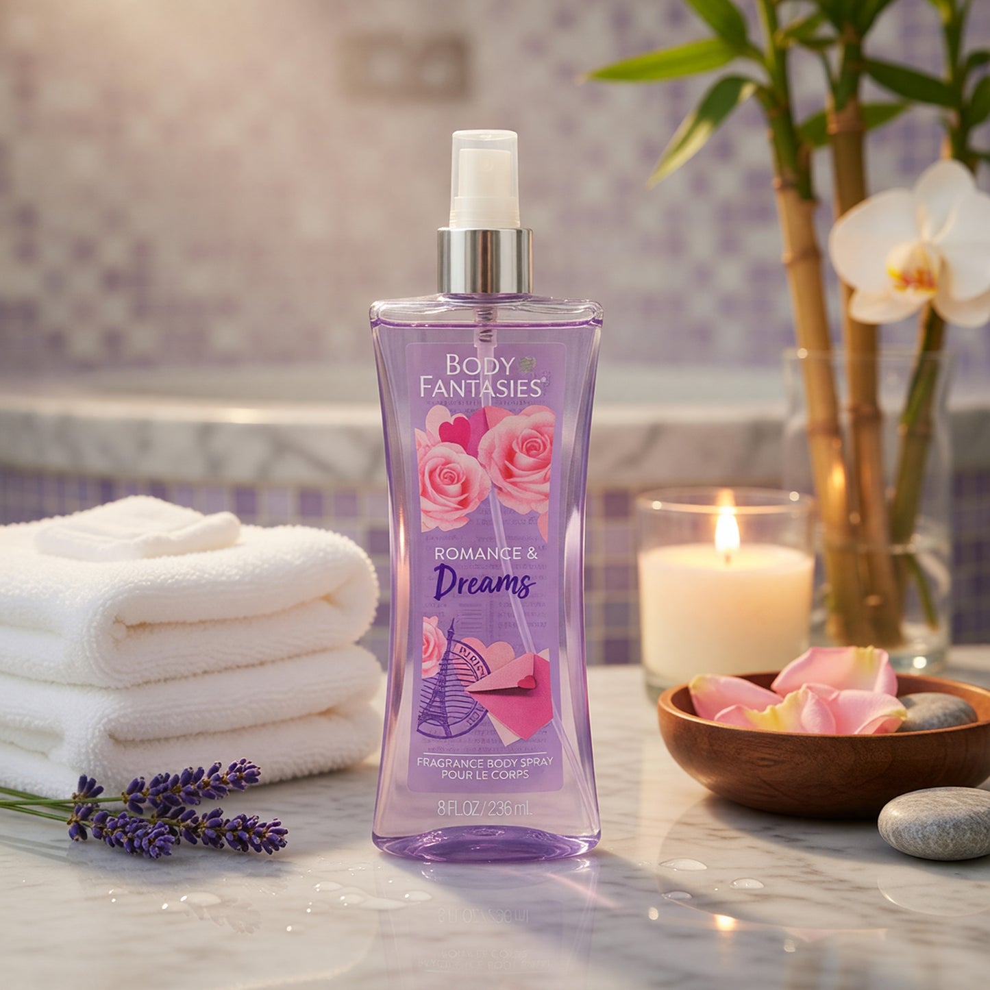 Romance & Dreams by Body Fantasies, 8oz Fragrance Body Spray women