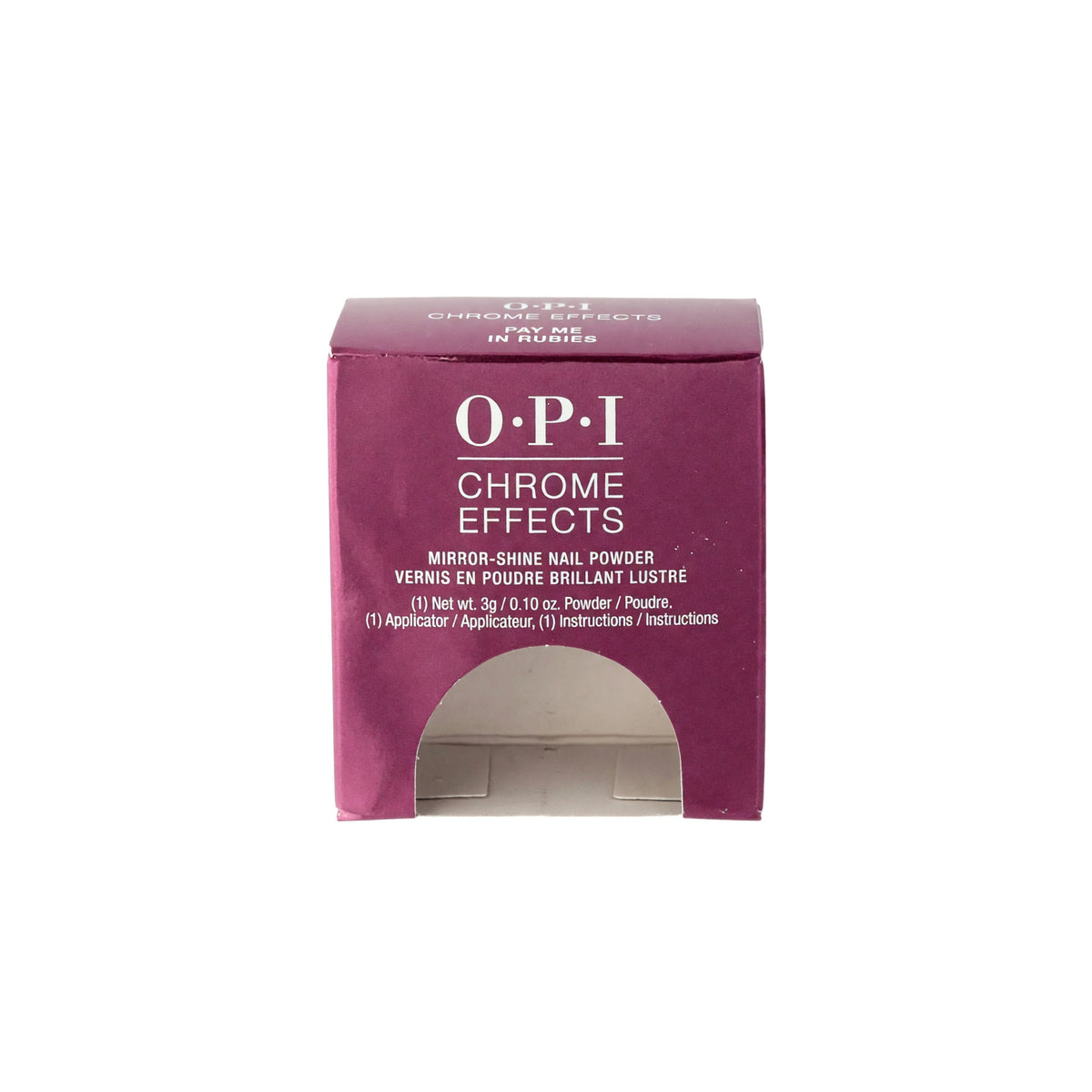 OPI Chrome Effects by OPI, 0.10 oz Nail Powder - Pay Me in Rubies - Pay Me in Rubies