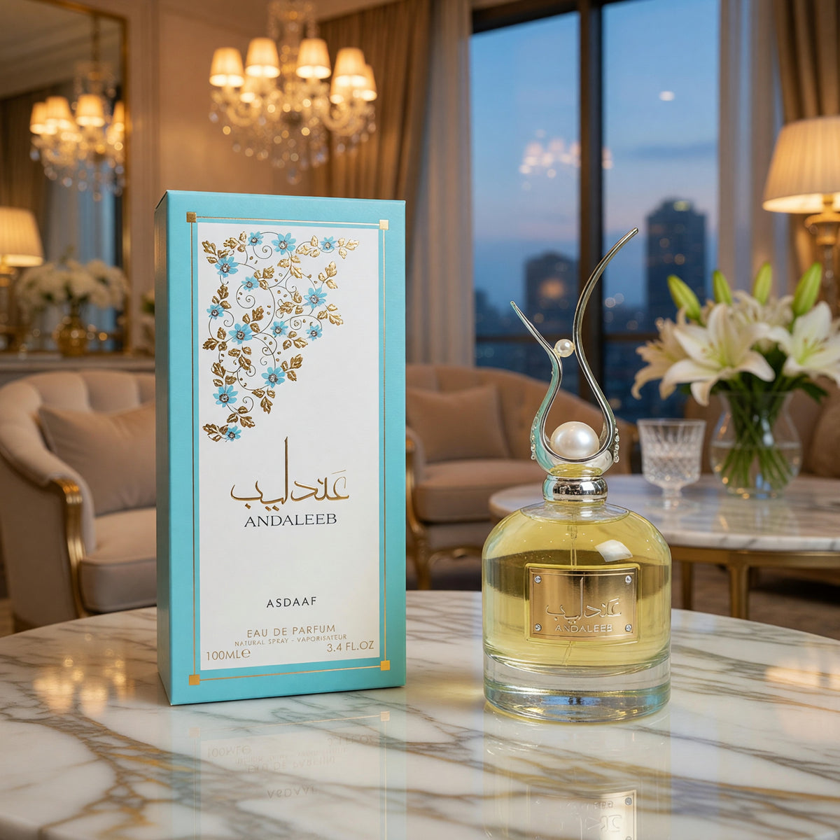 Asdaaf Andaleeb by Lattafa, 3.4 oz EDP Spray for Men