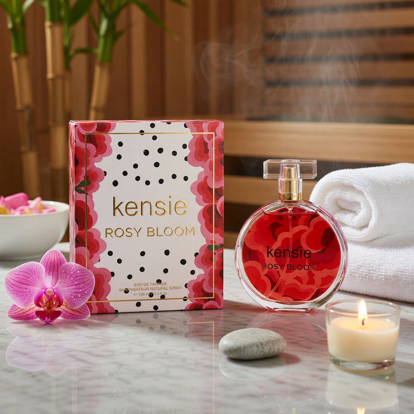 Kensie Rosy Bloom by Kensie, 3.4 oz EDP Spray for Women