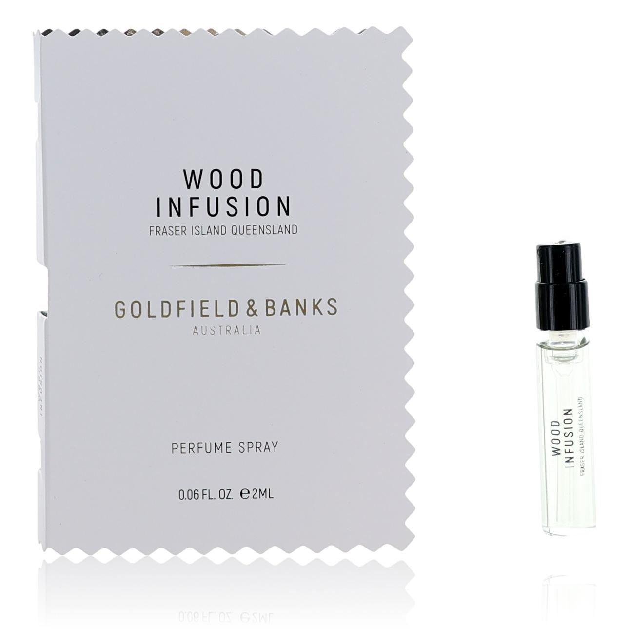 Wood Infusion by Goldfield & Banks, 0.06oz Perfume Spray for Unisex Sample  