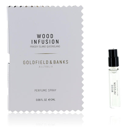Wood Infusion by Goldfield & Banks, 0.06oz Perfume Spray for Unisex Sample  