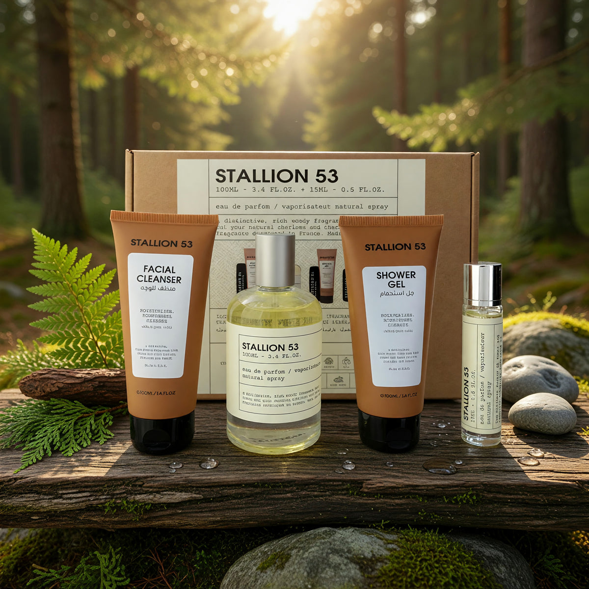Stallion 53 by Emper, 4 Piece Gift Set for Unisex
