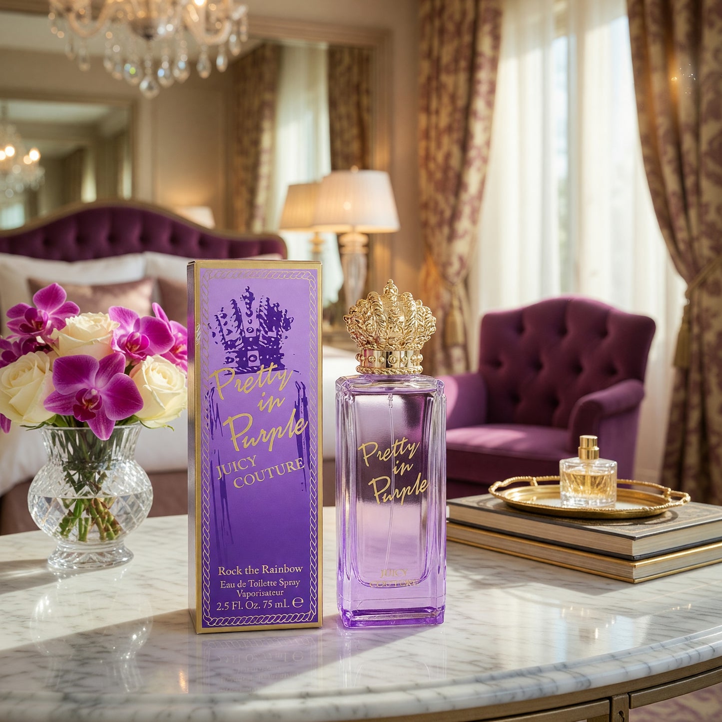 Rock The Rainbow Pretty in Purple by Juicy Couture, 2.5oz EDT Spray women