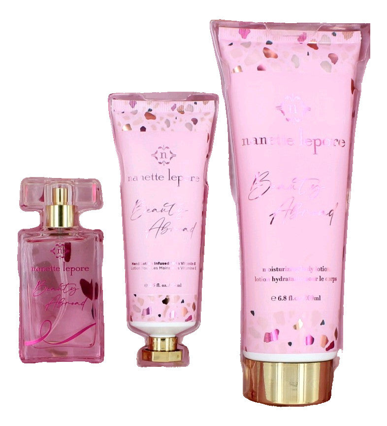 Beauty Abroad by Nanette Lepore, 4 Piece Gift Set for Women