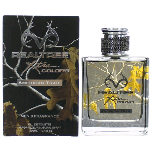 Realtree Xtra Colors American Trail by Realtree, 3.4 oz EDT Spray men