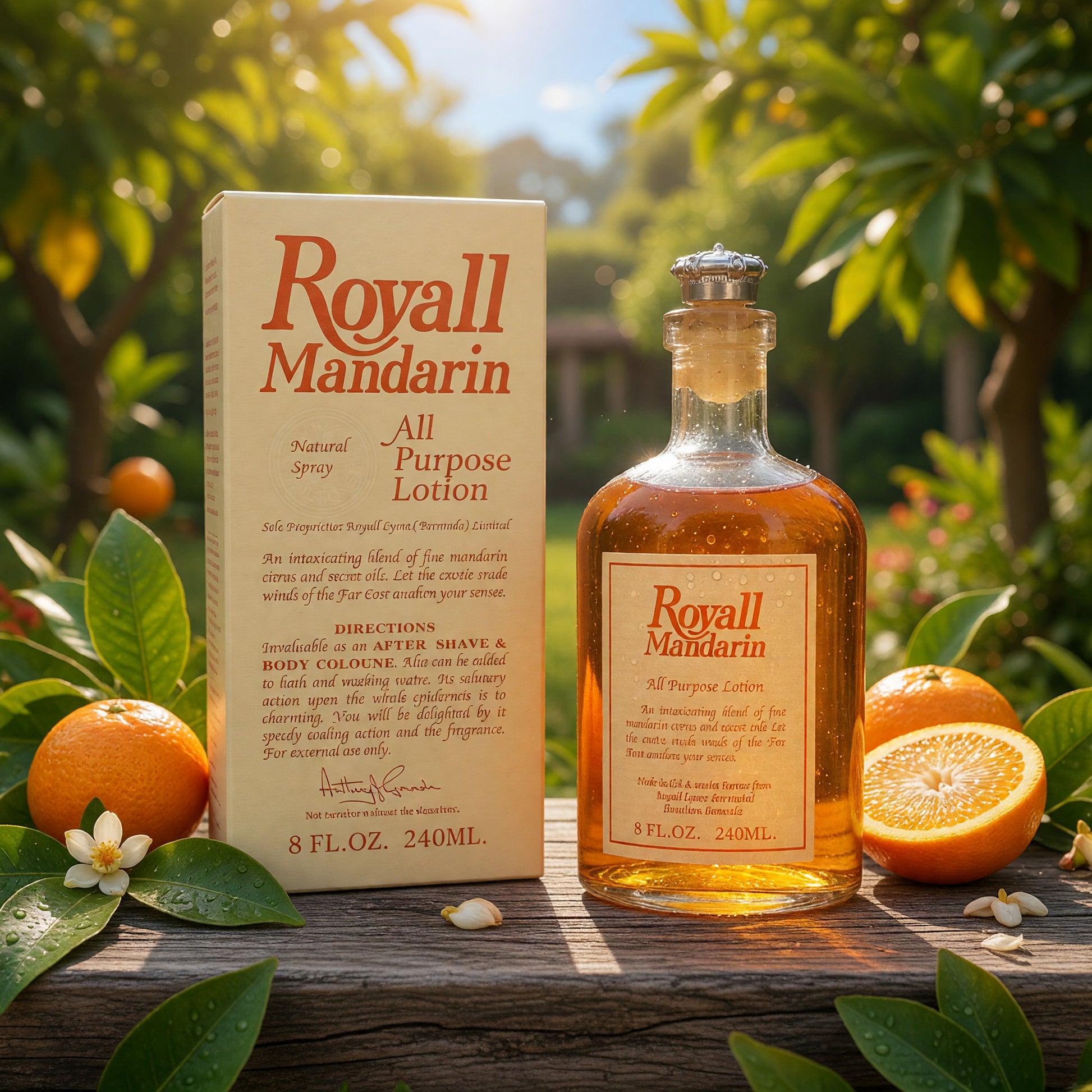 Royall Mandarin by Royall Fragrances, 8 oz All Purpose Lotion for Men