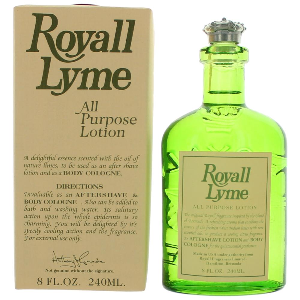 Royall Lyme by Royall Fragrances, 8 oz All Purpose Lotion for Men