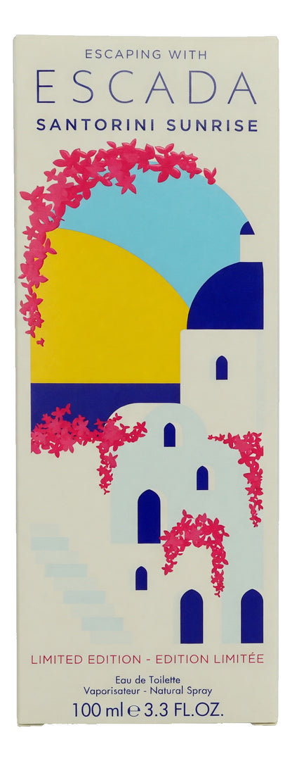 Escaping with Escada Santorini Sunrise by Escada, 3.3oz EDT Spray women