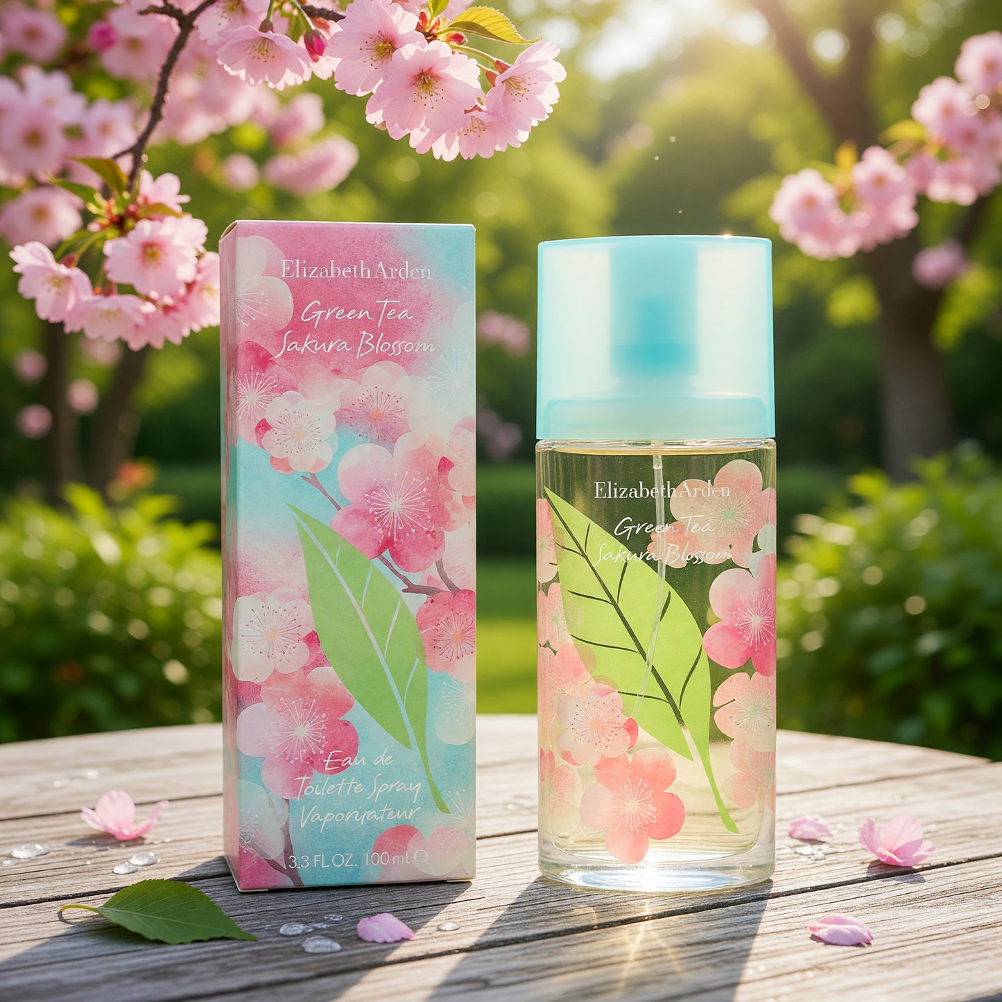 Green Tea Sakura Blossom by Elizabeth Arden, 3.3oz EDT Spray women