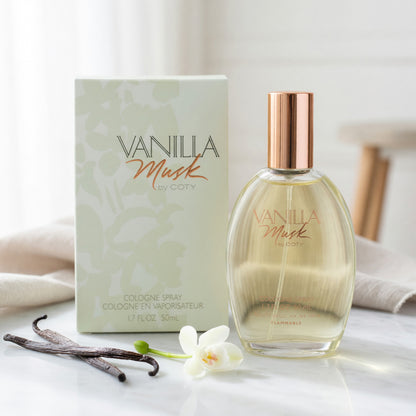 Vanilla Musk by Coty, 1.7 oz Cologne Spray for Women