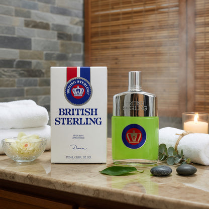 British Sterling by Dana, 3.8 oz After Shave for Men