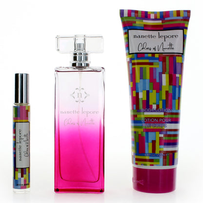 Colors of Nanettte by Nanette Lepore, 3 Piece Gift Set for Women