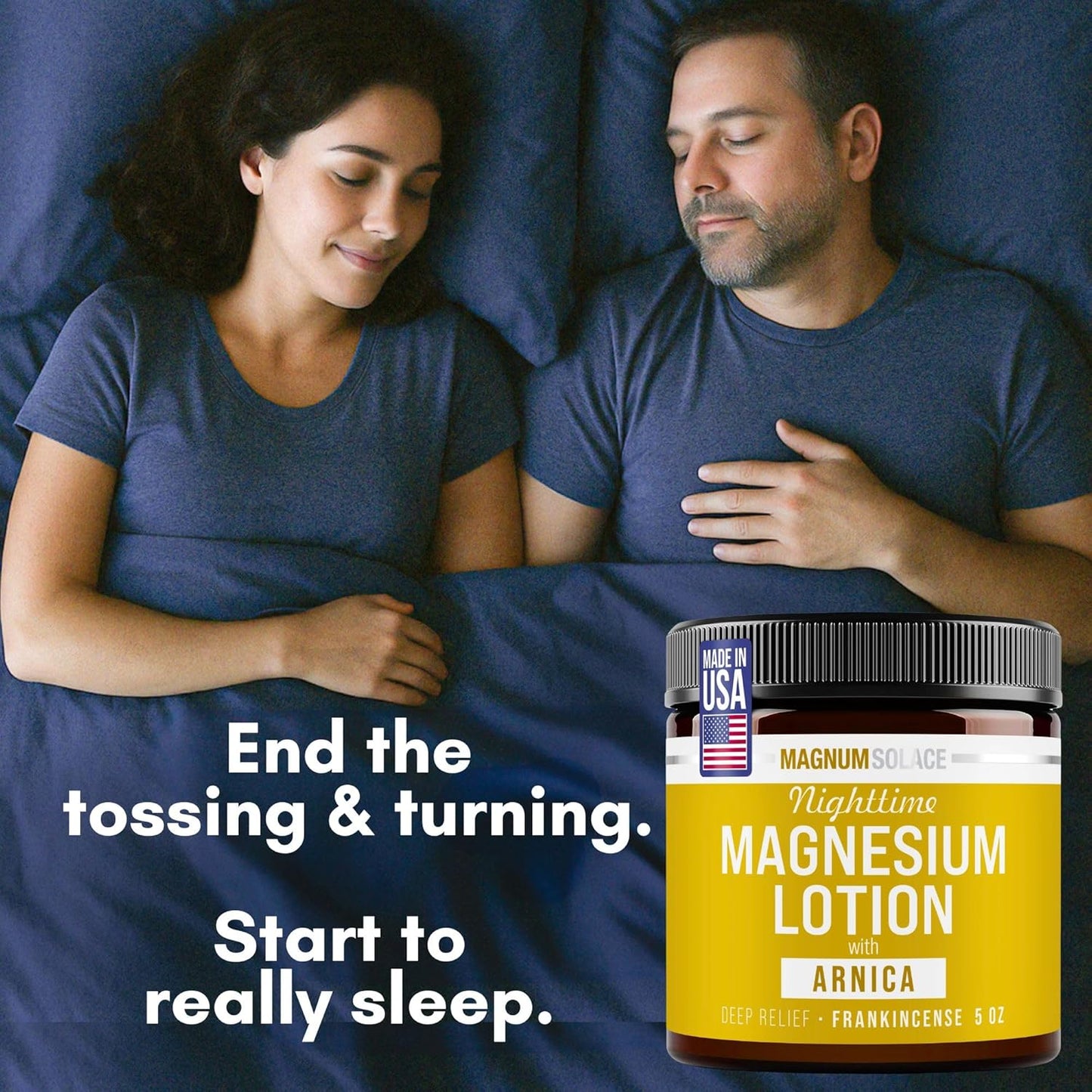 Nighttime Magnesium Lotion with Arnica, 5oz Lotion - Frankincense