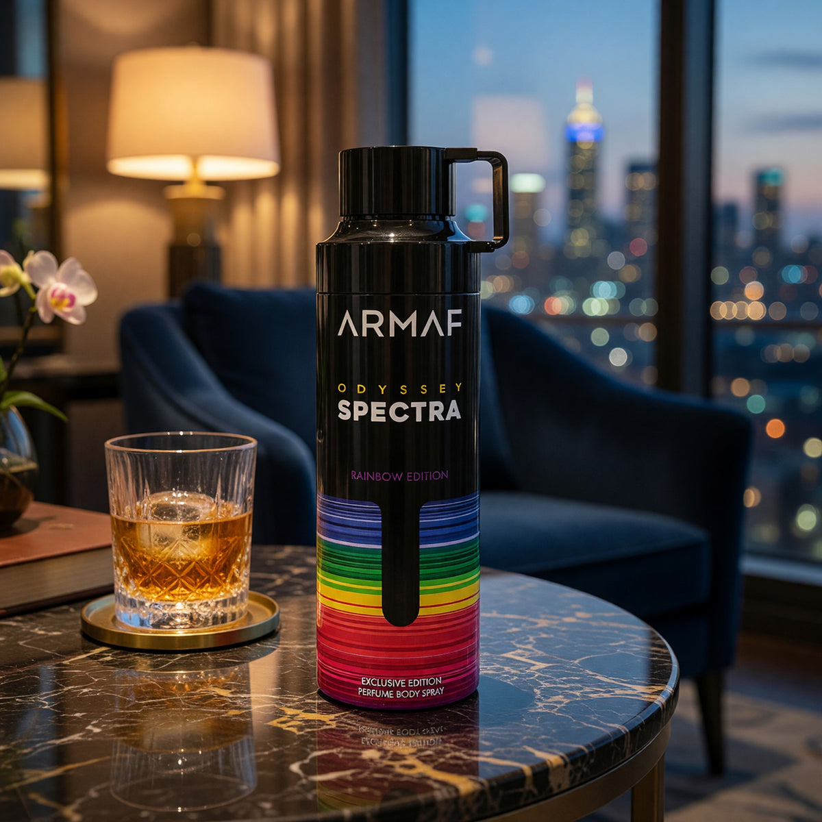 Odyssey Spectra Rainbow by Armaf, 6.7 oz Deodorant Spray for Men