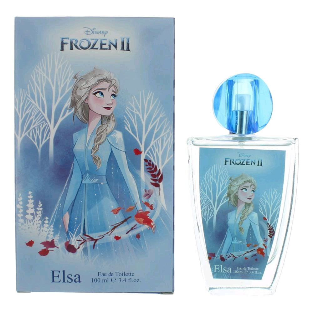 Frozen II Elsa by Disney, 3.4 oz EDT Spray for Girls