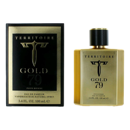 Territoire Gold 79 by YZY, 3.4 oz EDP Spray for Men