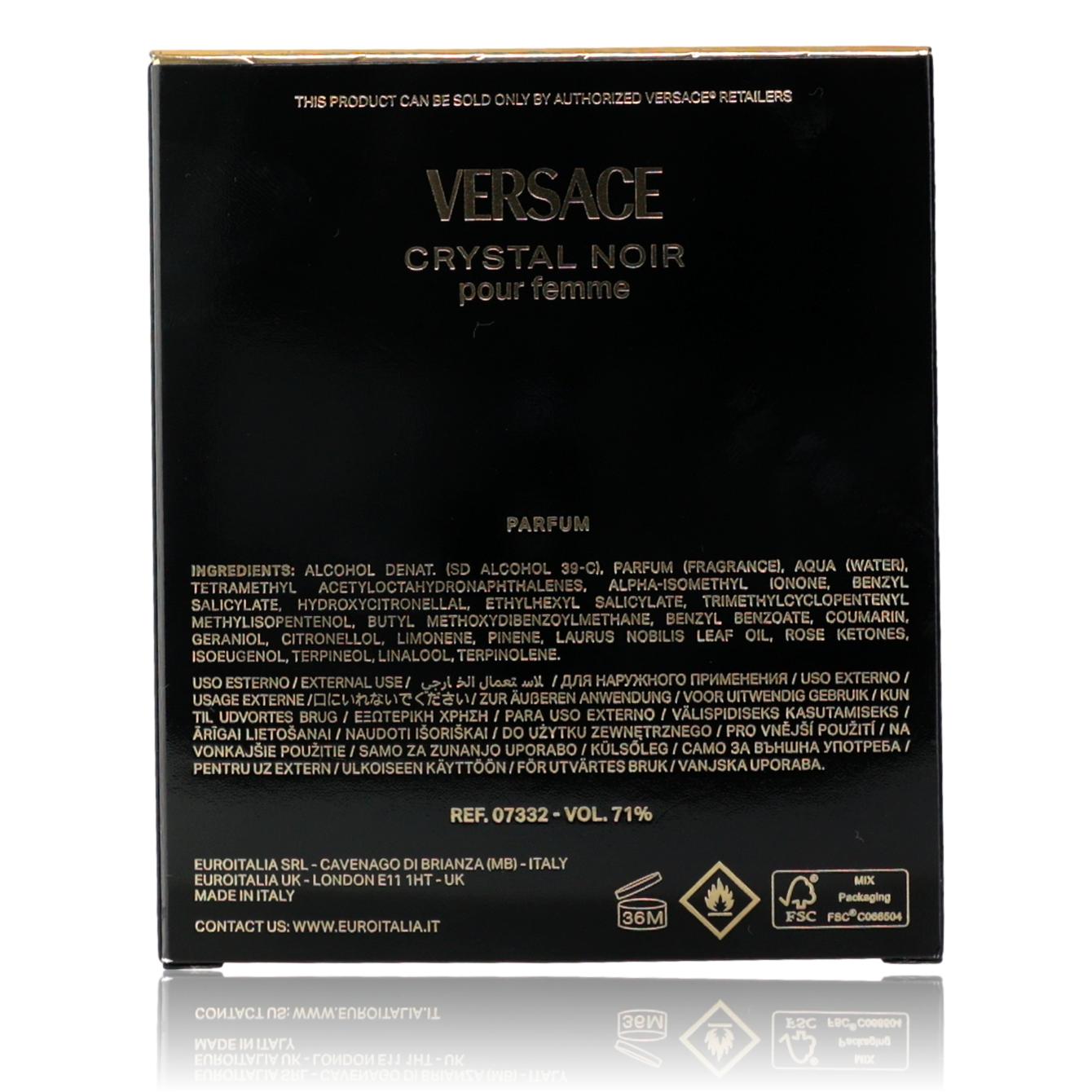 Versace Crystal Noir by Versace, 3 oz Parfum Spray for Women