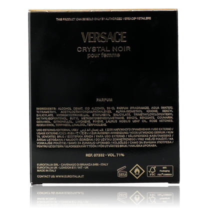 Versace Crystal Noir by Versace, 3 oz Parfum Spray for Women