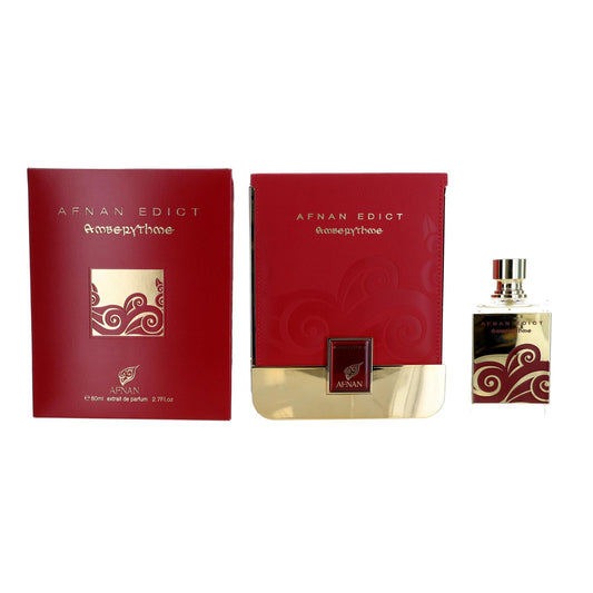 Edict Amberythme by Afnan, 2.7 oz Extrait De Parfum for Unisex