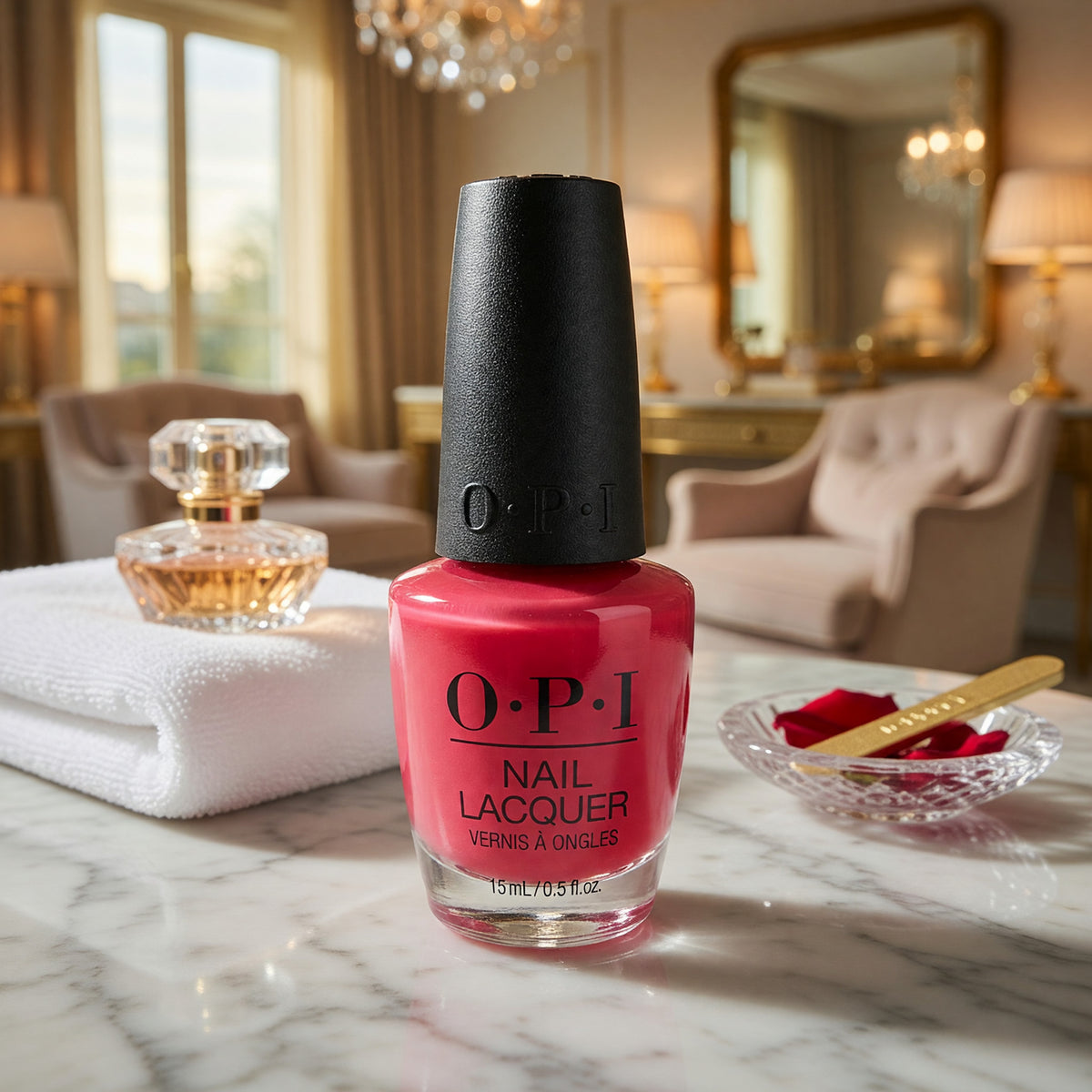 OPI Nail Lacquer by OPI, 0.5 oz Nail Polish - 15 Minutes of Flame - 15 Minutes of Flame