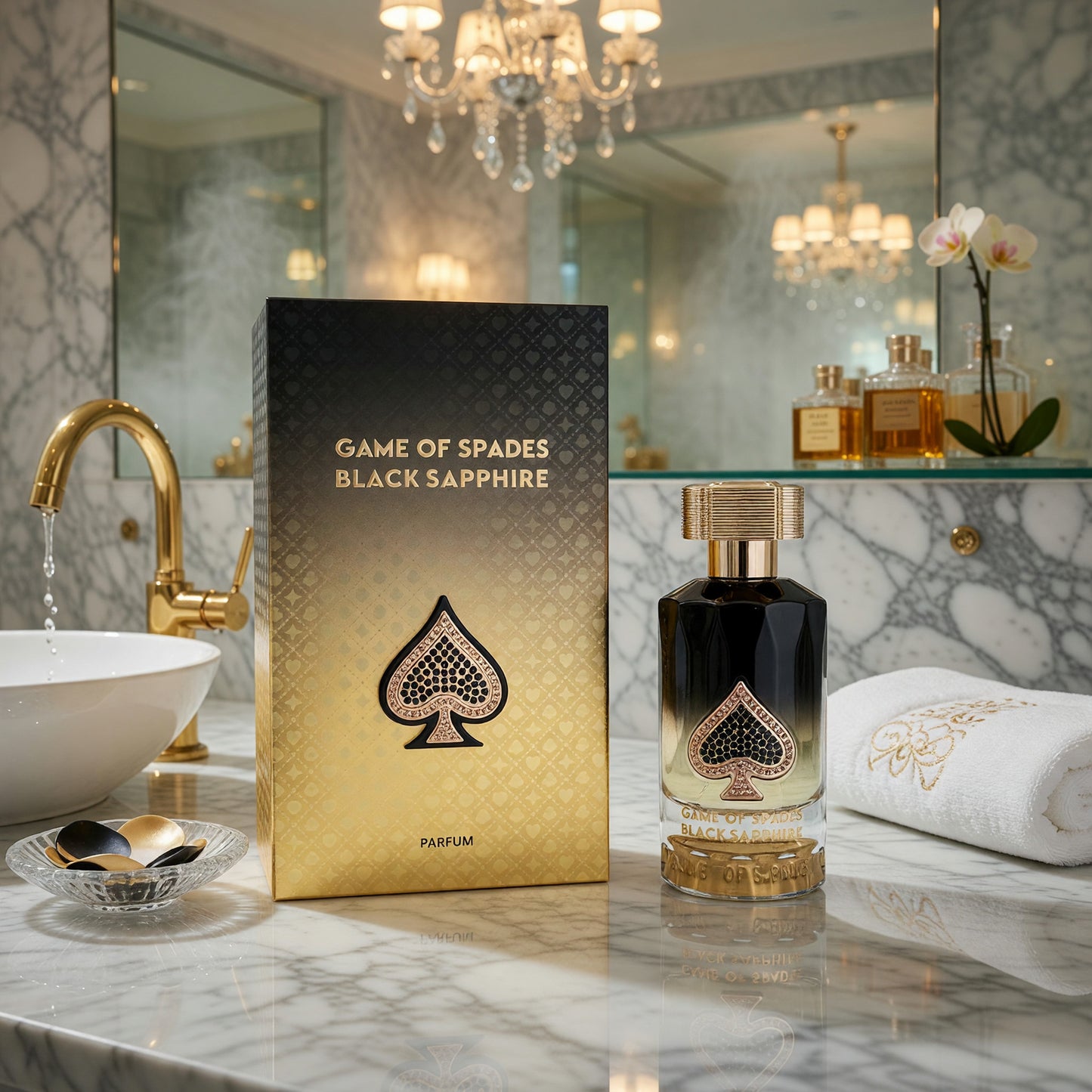 Game of Spades Black Sapphire by Jo Milano, 3.0 oz Parfum for Unisex 