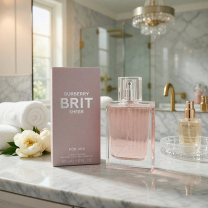 Brit Sheer by Burberry, 1.6 oz EDT Spray for Women