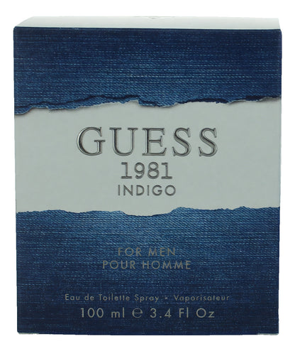 Guess 1981 Indigo by Guess, 3.4 oz EDT Spray for Men