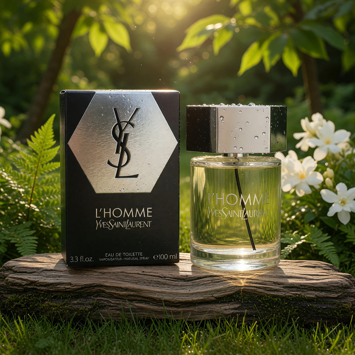 L'Homme by Yves Saint Laurent, 3.3 oz EDT Spray for Men