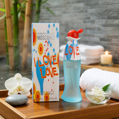 I Love Love Cheap & Chic by Moschino, 3.4 oz EDT Spray for Women