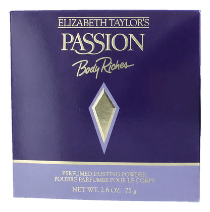 Passion by Elizabeth Taylor, 2.6 oz Perfumed Dusting Powder for Women