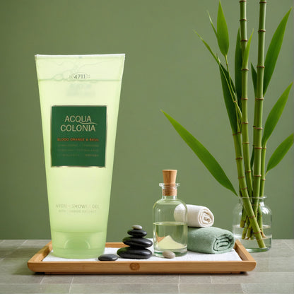 Acqua Colonia Blood Orange & Basil by 4711, 6.8oz Shower Gel for Unisex