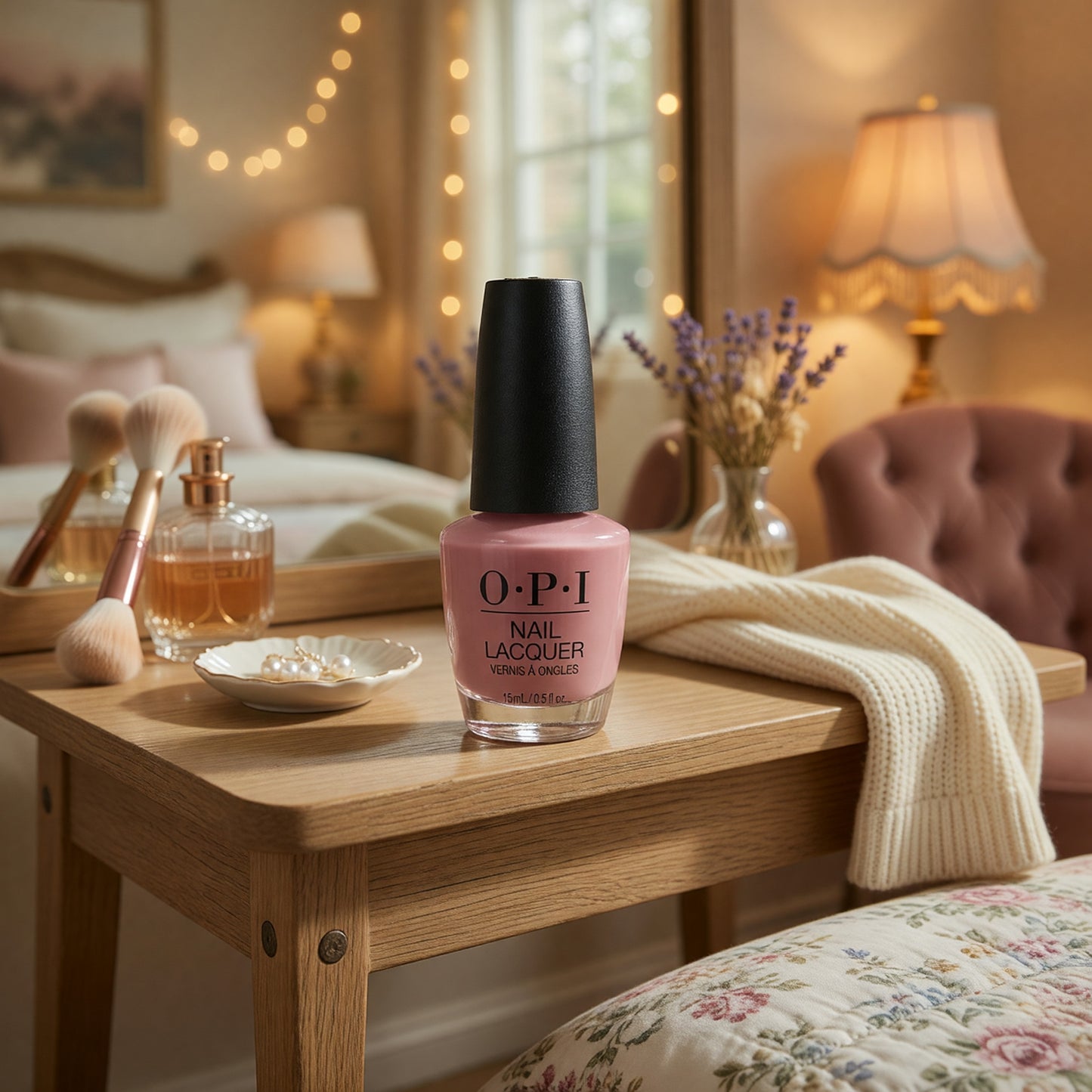 OPI Nail Lacquer by OPI, 0.5 oz Nail Color - Bare My Soul - Bare My Soul