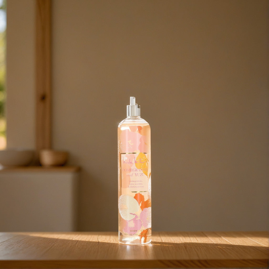 Pomegranate and Yuzu by Nicole Miller, 8 oz Body Mist for Women