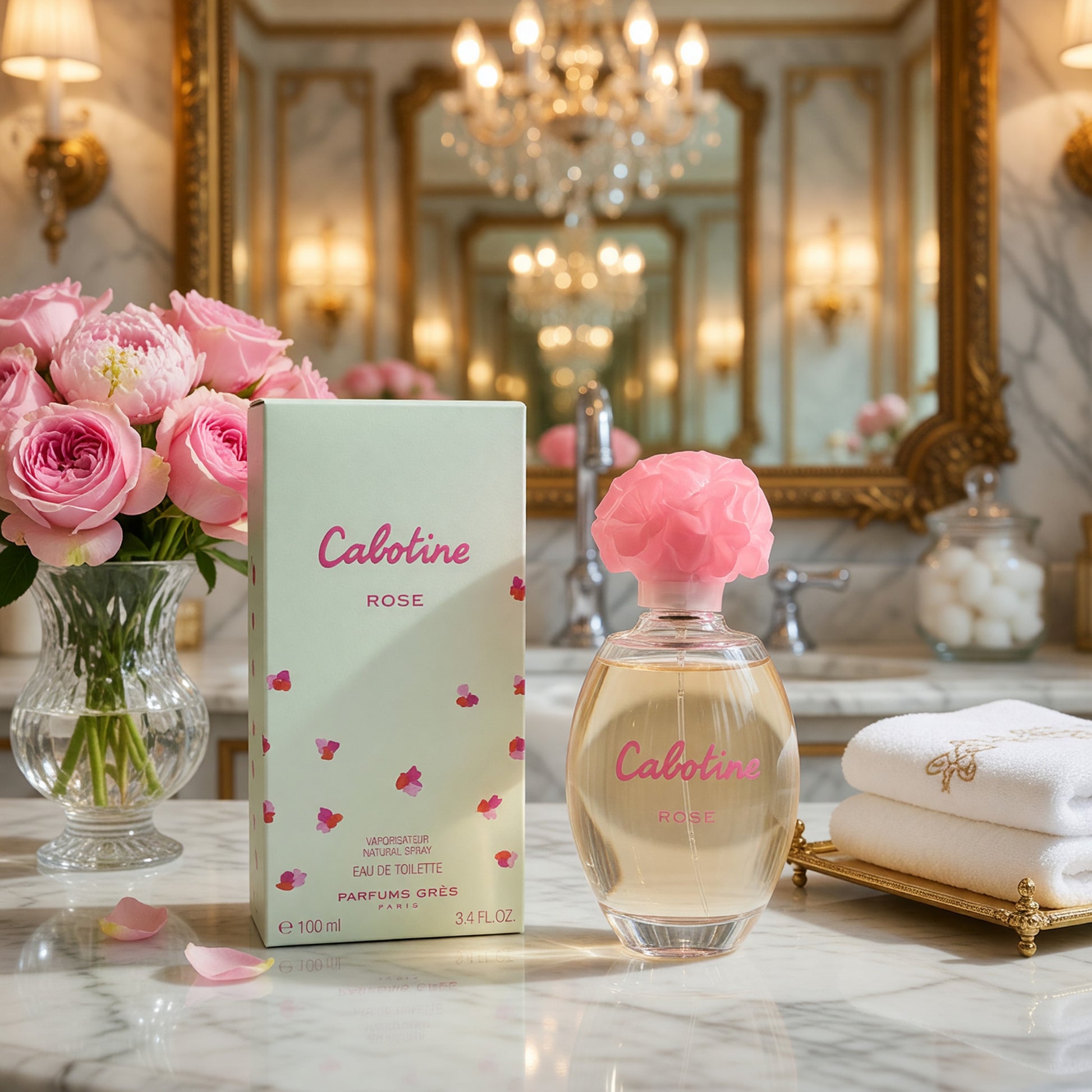 Cabotine Rose by Parfums Gres, 3.4 oz EDT Spray for Women