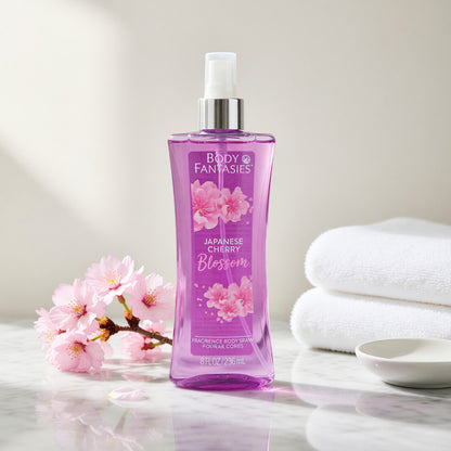 Japanese Cherry Blossom by Body Fantasies, 8oz Fragrance Body Spray women