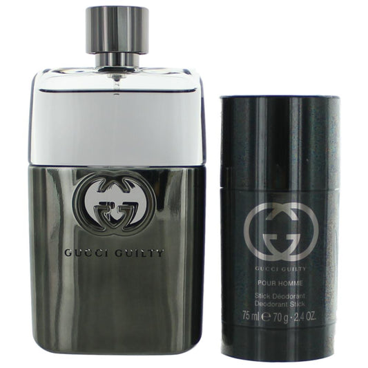 Gucci Guilty Pour Homme by Gucci, 2 Piece Gift Set for Men